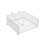 Napkin holder Versa White Steel Iron 17,5 X 9 X 18 CM