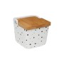 Salt Shaker with Lid Versa Speckle Ceramic 8,8 x 8,5 x 8,8 cm