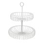 Fruit Bowl Versa White Metal Steel 32 x 37 x 32 cm
