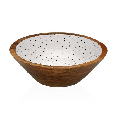 Salad Bowl Versa Speckle Mango wood 30 x 10 x 30 cm