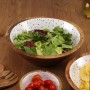 Salad Bowl Versa Speckle Mango wood 30 x 10 x 30 cm