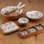 Salad Bowl Versa Glob Mango wood 24 x 7 x 24 cm