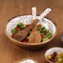 Kitchen Utensils Set Versa Blume Mango wood 6 x 1 x 30 cm