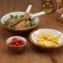 Kitchen Utensils Set Versa Speckle Mango wood 6 x 1 x 30 cm
