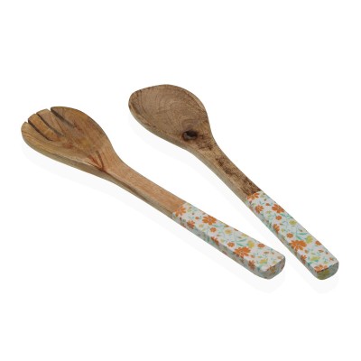 Kitchen Utensils Set Versa Clivia Bamboo Mango wood 6 x 1 x 30 cm