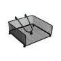 Napkin holder Versa Black Steel Iron 17,5 X 9 X 18 CM