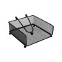 Napkin holder Versa Black Steel Iron 17,5 X 9 X 18 CM
