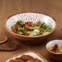 Salad Bowl Versa Blume Mango wood 30 x 10 x 30 cm