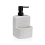 Distributeur de Savon Versa Viti Blanc Résine Céramique 10,2 X 17,5 X 11,5 CM