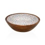 Salad Bowl Versa Blume Mango wood 24 x 7 x 24 cm