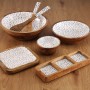 Salad Bowl Versa Blume Mango wood 24 x 7 x 24 cm