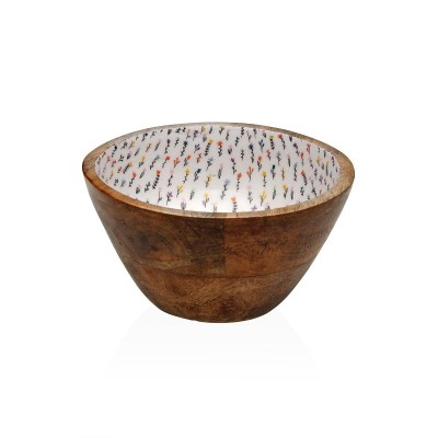 Bol Versa Blume Bois de manguier 13 x 7 x 13 cm