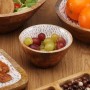 Bowl Versa Blume Mango wood 13 x 7 x 13 cm