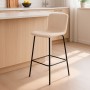 Stool Versa Beige Metal 44,5 X 93,5 X 51 CM