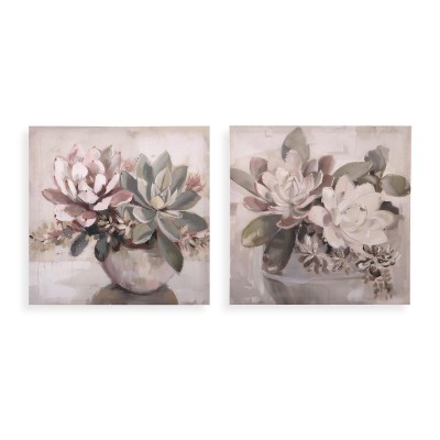 Cadre Versa Fleurs 2,5 x 40 x 40 cm