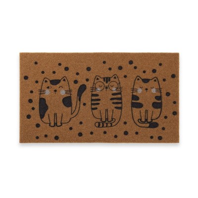 Doormat Versa Coconut Fibre 40 x 2 x 70 cm Cat