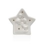 Christmas bauble Versa White Nativity/Bethlehem 5,5 X 12,3 X 12,4 CM Decorative Figure
