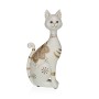 Figurine Décorative Versa Blanc Chat 5,5 X 24 X 10,5 CM
