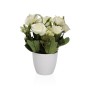 Plante décorative Versa Fer Textile Plastique Roses 8 X 18 CM