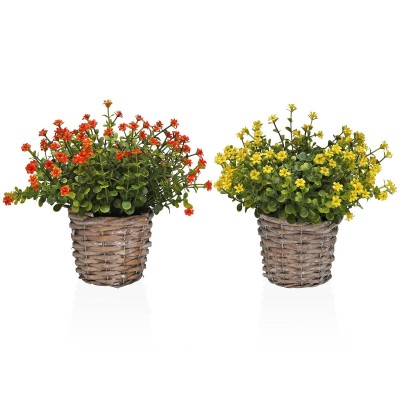 Plante décorative Versa Fer Textile Plastique 16 x 21 cm