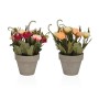 Plante décorative Versa Fer Textile Plastique Œillets 11 x 26 cm