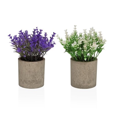 Plante décorative Versa Fer Textile Plastique 7 x 16 cm