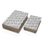 Boîte Décorative Versa Toile Bois MDF Livre Chat