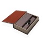 Boîte Décorative Versa Morris Toile Bois MDF Livre
