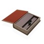 Boîte Décorative Versa Toile Bois MDF Livre Vase