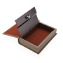 Boîte Décorative Versa Toile Bois MDF Livre Vase