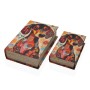 Boîte Décorative Versa Toile Bois MDF Livre Chien
