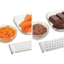Mandolin Grater Leifheit White Stainless steel Plastic 4-in-1