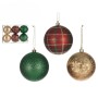 Lot de boules de Noël Krist+ 6X12778 Multicouleur Plastique Ø 8 cm
