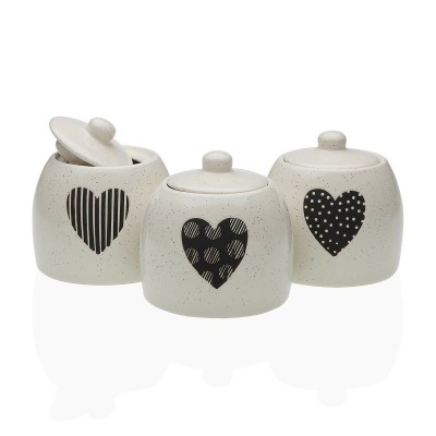 Sucrier Versa Nathalie Grès 6,9 x 8,9 x 6,9 cm Coeur