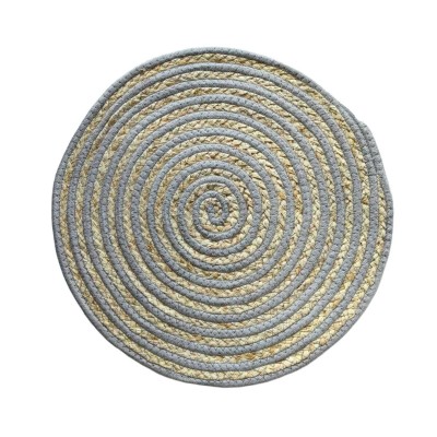 Dessous de plat Versa Gris Polyester Coton 38 x 1 x 38 cm