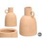 Vase Gift Decor 20085-T Marron Céramique 16,8 x 25,5 x 16,8 cm