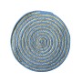 Dessous de plat Versa Bleu Polyester Coton 38 x 1 x 38 cm
