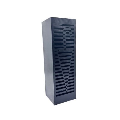 Umbrella stand Versa Lugano Black 15,5 x 49 x 15,5 cm