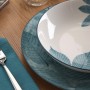 Tableware Versa Aylen Blue Porcelain 18 Pieces