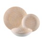 Tableware Versa Aylen Beige Porcelain 18 Pieces