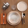 Tableware Versa Aylen Beige Porcelain 18 Pieces
