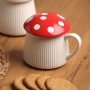 Tasse avec Couvercle Versa Rouge Champignon