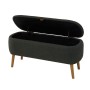 Foot of the bed Versa Maniko Green Wood Textile 37 X 44,5 X 94,5 CM