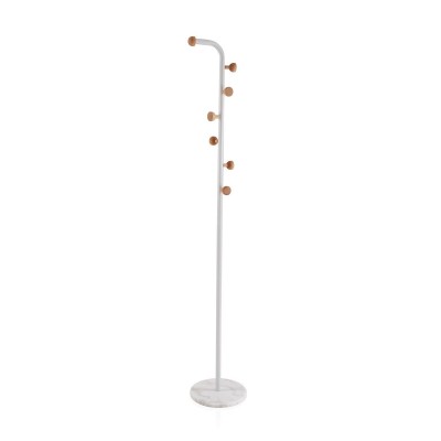 Porte-manteau Versa Cheka Blanc Métal