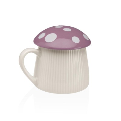 Tasse avec Couvercle Versa Violet Champignon