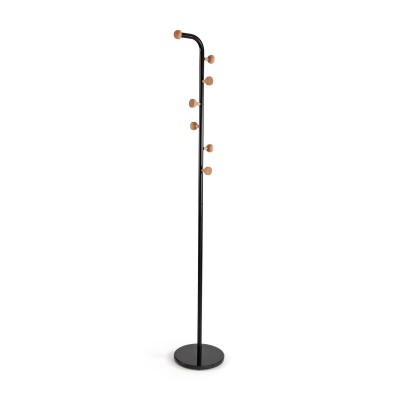 Coat Rack Versa Cheka Black Metal