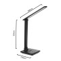 Lampe de bureau MacLean MCE614 B Noir Plastique 9 W