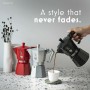 Cafetière Italienne Bialetti MOKA EXCLUSIVE Rouge Aluminium 6 Tasses