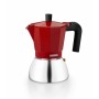 Cafetière Italienne Monix INOX RED 6T Rouge Acier inoxydable 6 Tasses