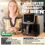 Friteuse à Air Bourgini 184172 Noir 8 L